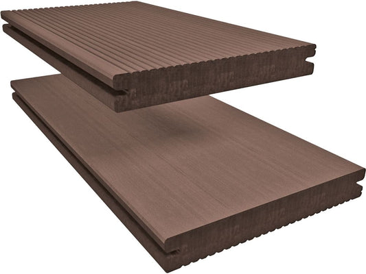 Twinson Terrassenbelag, Character Massive, R12, Haselnussbraun