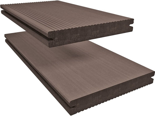 Twinson Terrassenbelag, Character Massive, R12, Baumrindenbraun