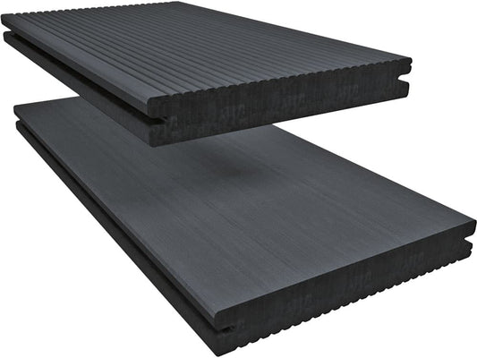 Twinson Terrassenbelag, Character Massive, R12, Schiefergrau