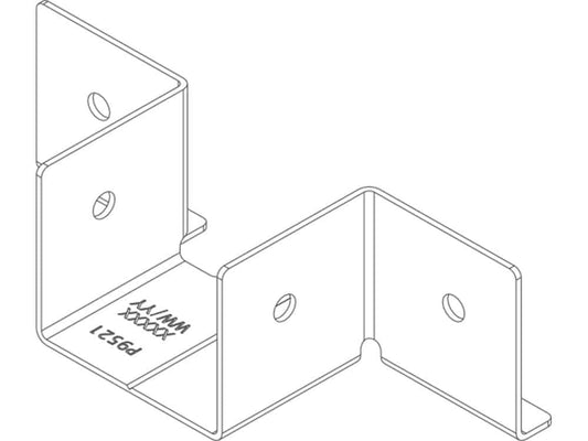Twinson Eckverbinder V2A für "Die Mittlere"