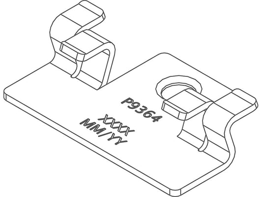 Twinson Montageclip für CHARACTER MASSIVE und MAJESTIC MASSIVE PRO für Holz-Trägerprofil