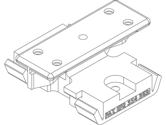 Twinson Montageclip für CHARACTER MASSIVE und MAJESTIC MASSIVE PRO für Alu-Trägerprofile