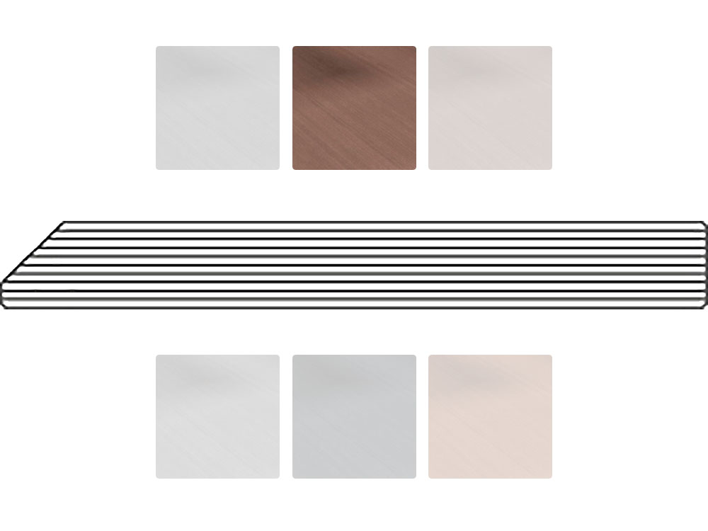 Twinson Rand-/Abschlussprofil, 78 x 10 mm, 6 Farben