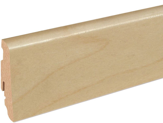 Sockelleiste SU060L FA furniert 19 x 58 mm Ahorn FRAH071 lackiert, 250 cm