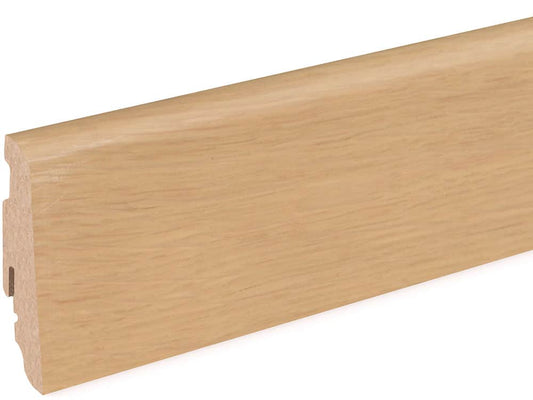 Sockelleiste SU060L FA furniert 19 x 58 mm Eiche FREI071 lackiert, 250 cm