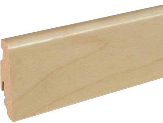 Sockelleiste SU060L MD furniert 19 x 58 mm Ahorn FRAH071 lackiert, 240 cm