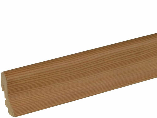 Sockelleiste SU018L MD furniert 18,5 x 38,5 mm Lärche lackiert FRLÄ071, 240 cm