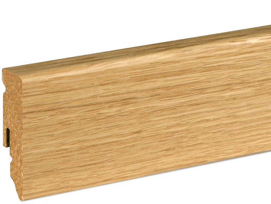 Sockelleiste SU062L MD furniert 15 x 58 mm Eiche FREI071 geölt, 240 cm