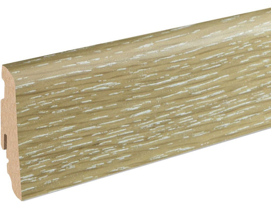 Sockelleiste SU060L MD furniert 19 x 58 mm Eiche limed FGEI043 geölt, 240 cm