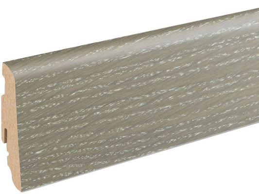 Sockelleiste SU060L MD furniert 19 x 58 mm Eiche graumatt FGEI150 geölt, 240 cm
