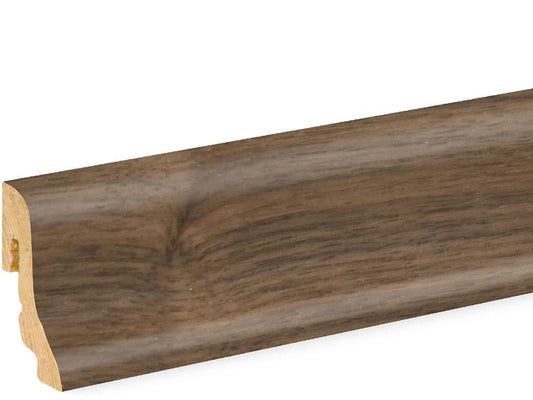 Sockelleiste SU018L FA furniert 18,5 x 38,5 mm Nußbaum FRWA071 lackiert, 250 cm