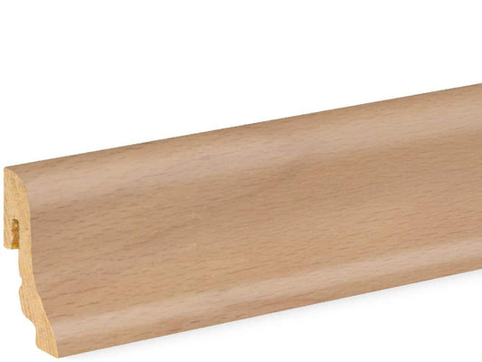 Sockelleiste SU018L FA furniert 18,5 x 38,5 mm Buche Ton 0 FRBU071 lackiert, 250 cm