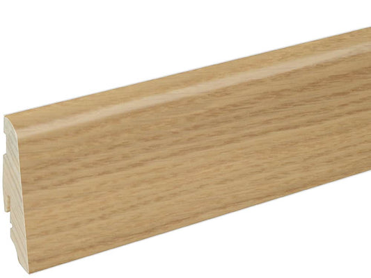 Sockelleiste SU060L MD furniert 19 x 58 mm Eiche Toscana FLEI108 lackiert, 240 cm