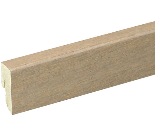 Sockelleiste SU047L FA furniert 16 x 40 mm Raucheiche puroweiß FGEI210 geölt, 250 cm