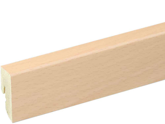 Sockelleiste SU047L FA furniert 16 x 40 mm Buche ungedämpft FRBU078 lackiert, 250 cm
