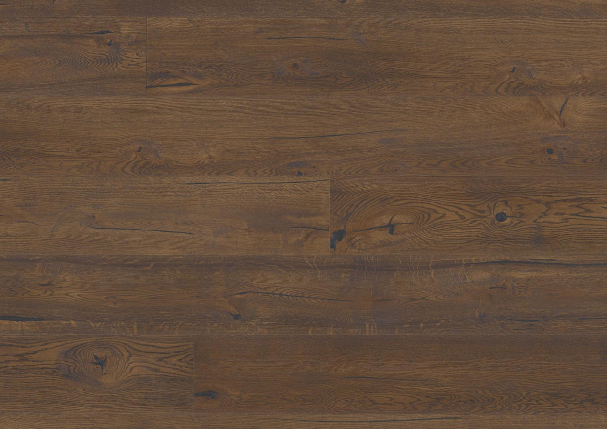 Bauwerk Casapark 209 Click Handcrafted, Landhausdiele, Eiche Tartufo 56 tiefgebürstet, naturgeölt