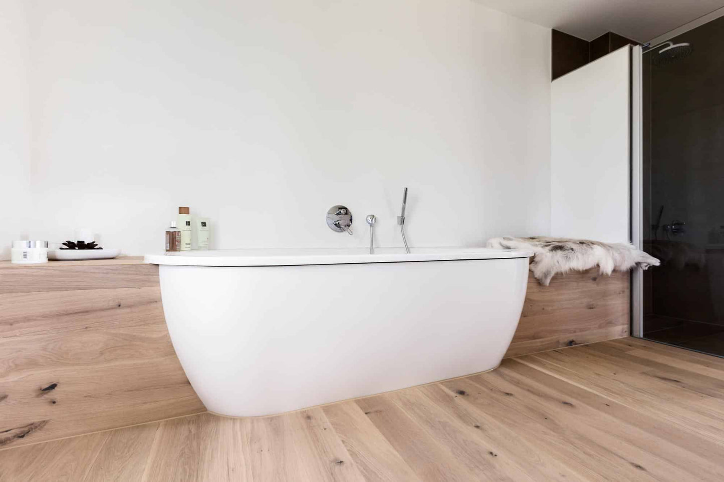 Bauwerk Casapark 181, Landhausdiele, Eiche | Farina 14 gebürstet, B-Protect