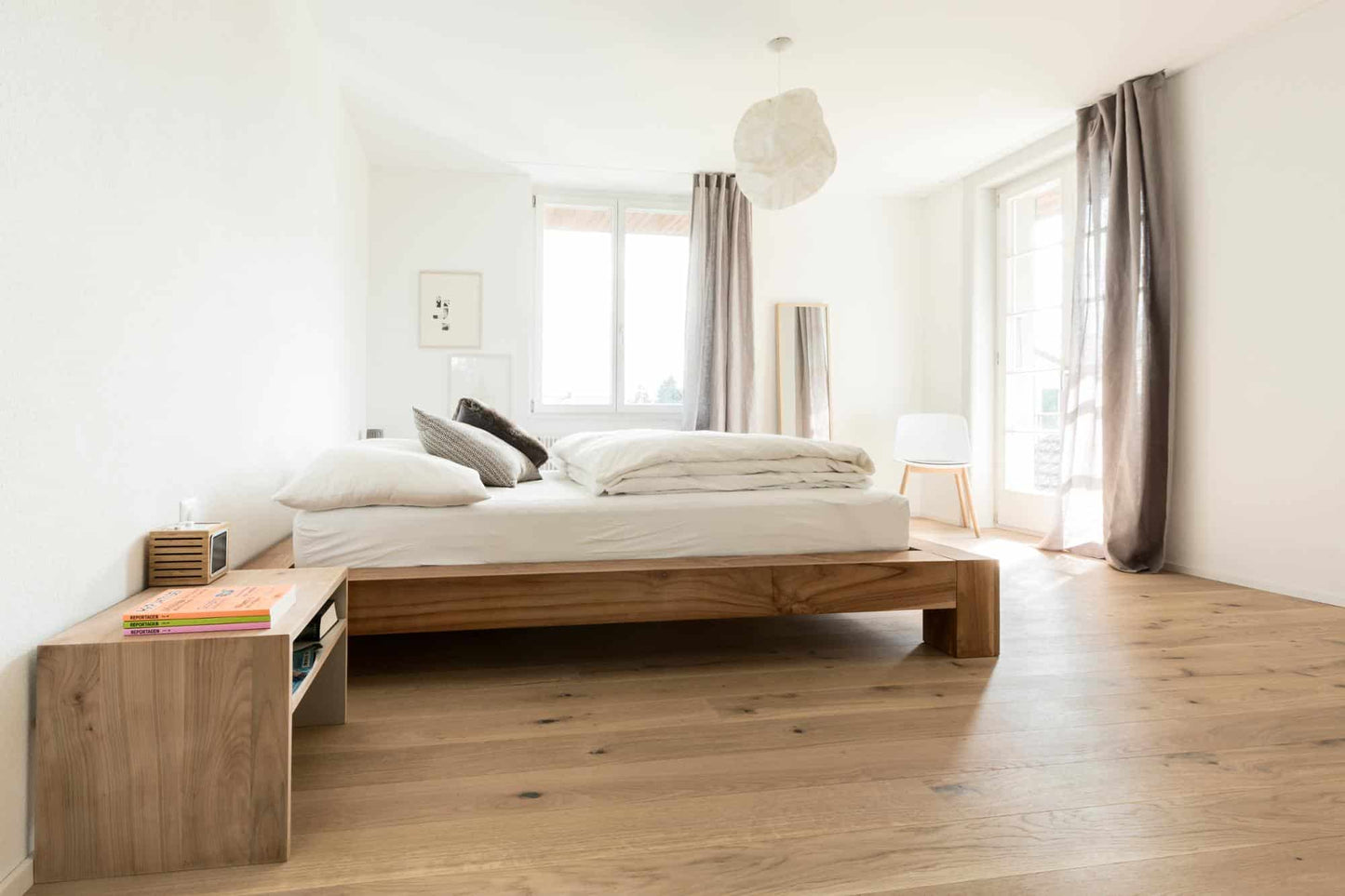 Bauwerk Casapark 181, Landhausdiele, Eiche | Farina 14 gebürstet, B-Protect