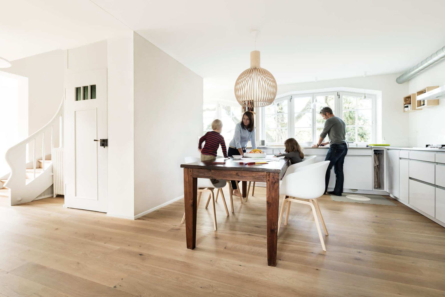 Bauwerk Casapark 181, Landhausdiele, Eiche | Farina 14 gebürstet, B-Protect