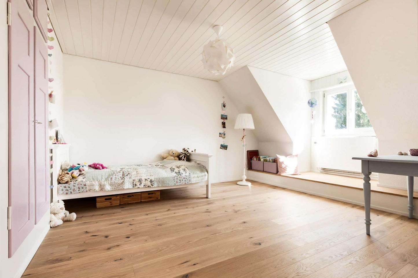 Bauwerk Casapark 181, Landhausdiele, Eiche | Farina 14 gebürstet, B-Protect