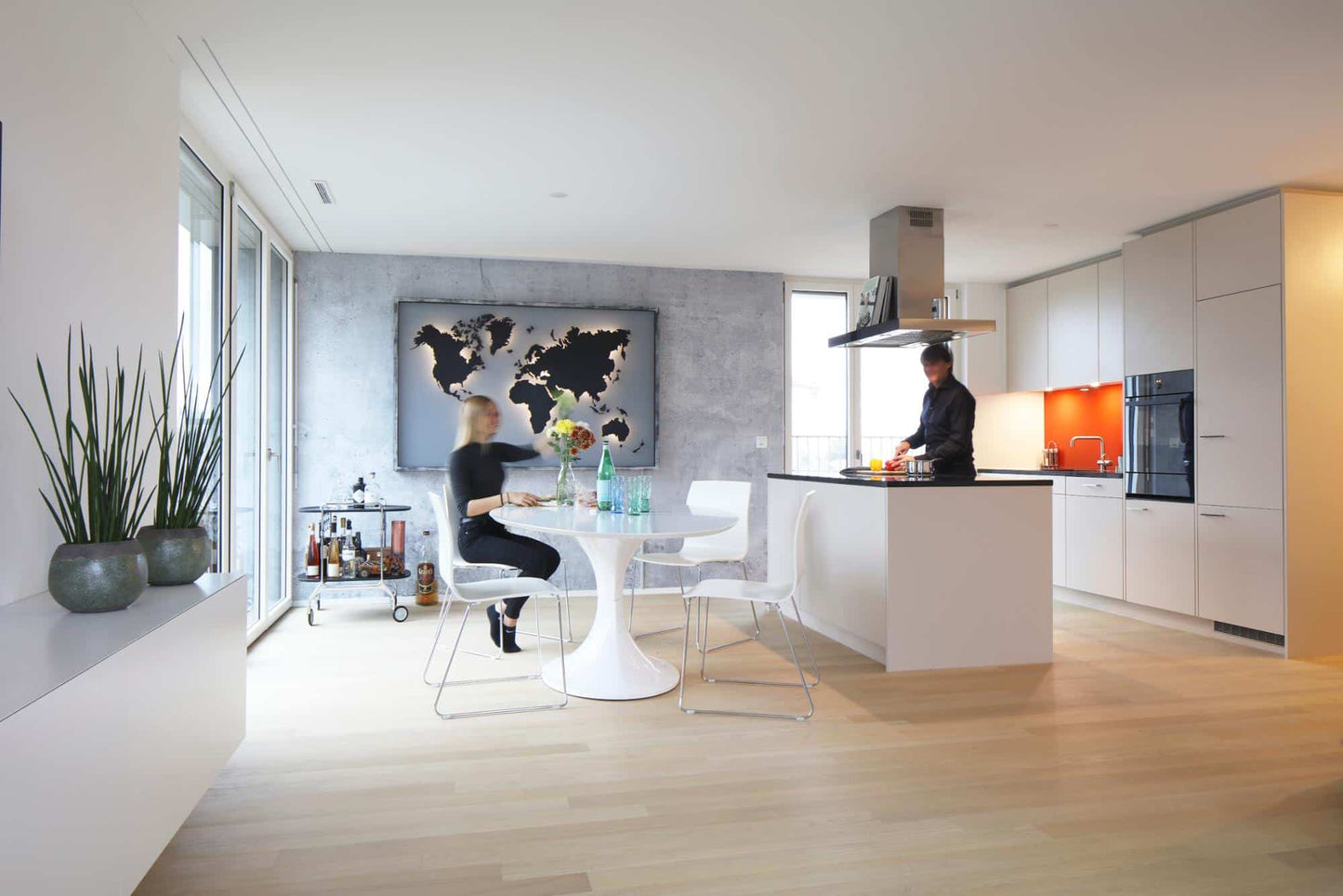 Bauwerk Cleverpark, Langstab, Eiche | Crema 14 gebürstet, B-Protect