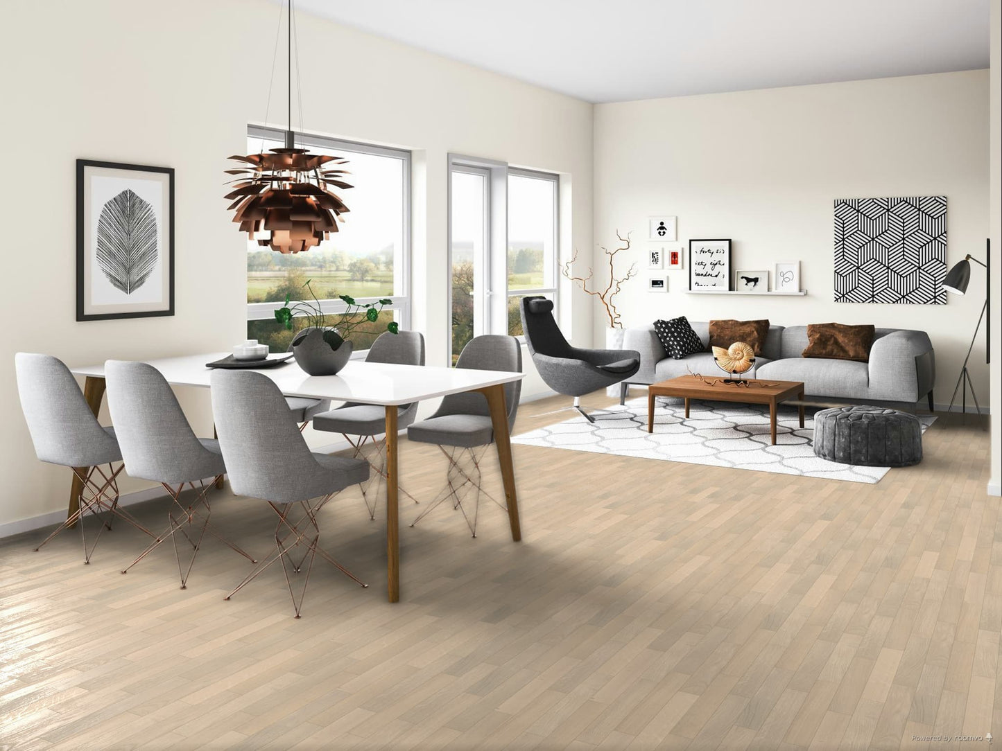 Bauwerk Monopark R+L, Kurzstab, Eiche | Farina 15
