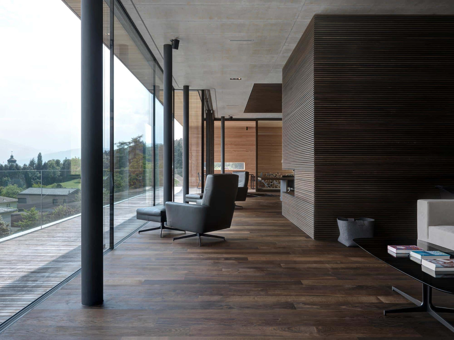 Bauwerk Trendpark, Langstab, Eiche geräuchert 14 naturgeölt