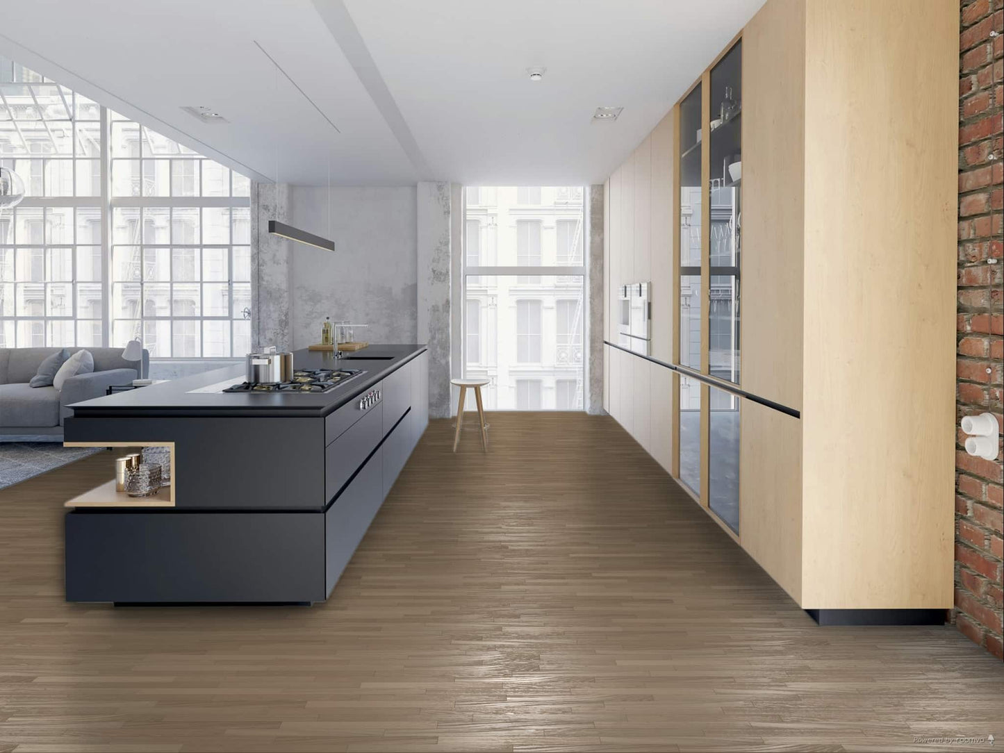 Bauwerk Unopark R+L 11, Kurzstab, Eiche | Crema 14