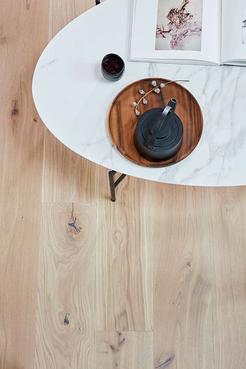 Bauwerk Casapark 209, Landhausdiele, Eiche | Farina 45 gebürstet, naturgeölt