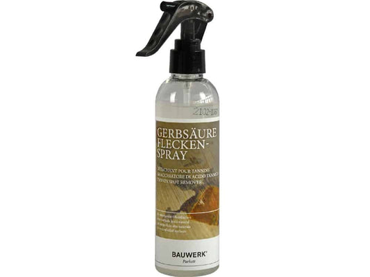 Bauwerk Parkett AG | Gerbsäure Fleckenspray