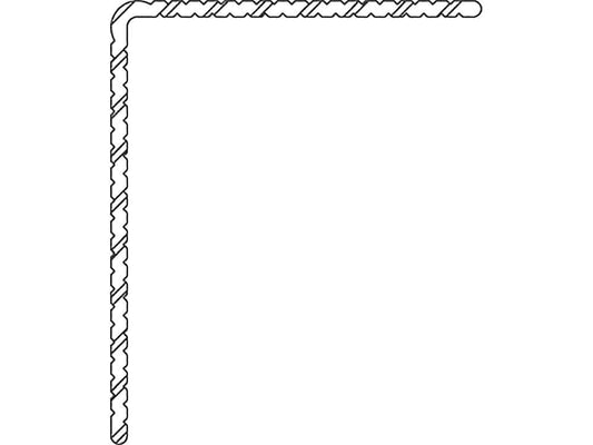 Twinson Alu Rand-/Abschlussprofil, 50 x 42 mm, 3 Farben