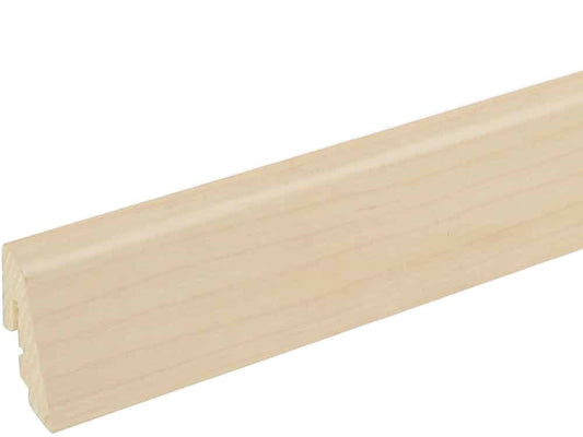 Sockelleiste SU006L MD furniert 18,5 x 38,5 mm Ahorn FRAH071 lackiert, 240 cm
