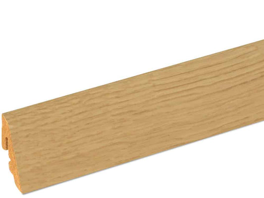 Sockelleiste SU006L MD furniert 18,5 x 38,5 mm Eiche FREI071 lackiert, 240 cm