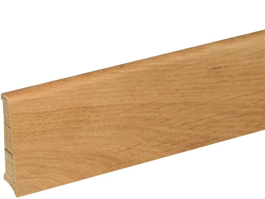 Sockelleiste S0601 Massiv GG 15-20 12 x 60 mm MH Eiche lackiert, 240 cm