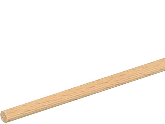 Rundstab gerillt 6 mm Buche roh, 100 cm
