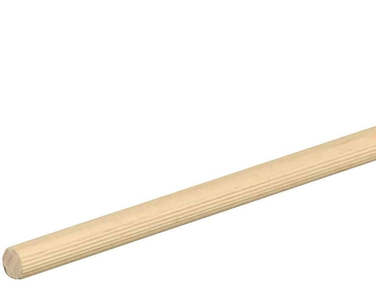 Rundstab gerillt 8 mm Buche roh, 100 cm