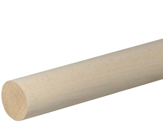 Rundstab glatt 30 mm Buche roh, 100 cm