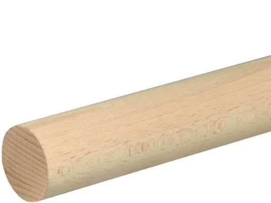 Rundstab glatt 40 mm Buche roh