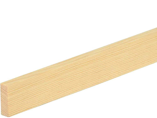 Flachleiste 10 x 29 mm Fichte/Kiefer astrein roh, 100 cm