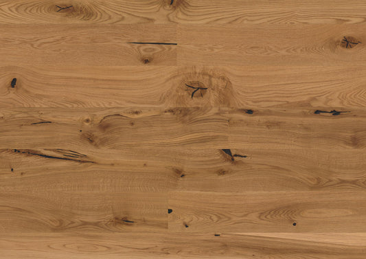 Bauwerk Casapark 181 Click Handcrafted, Landhausdiele, Eiche 56 tief gebürstet, naturgeölt