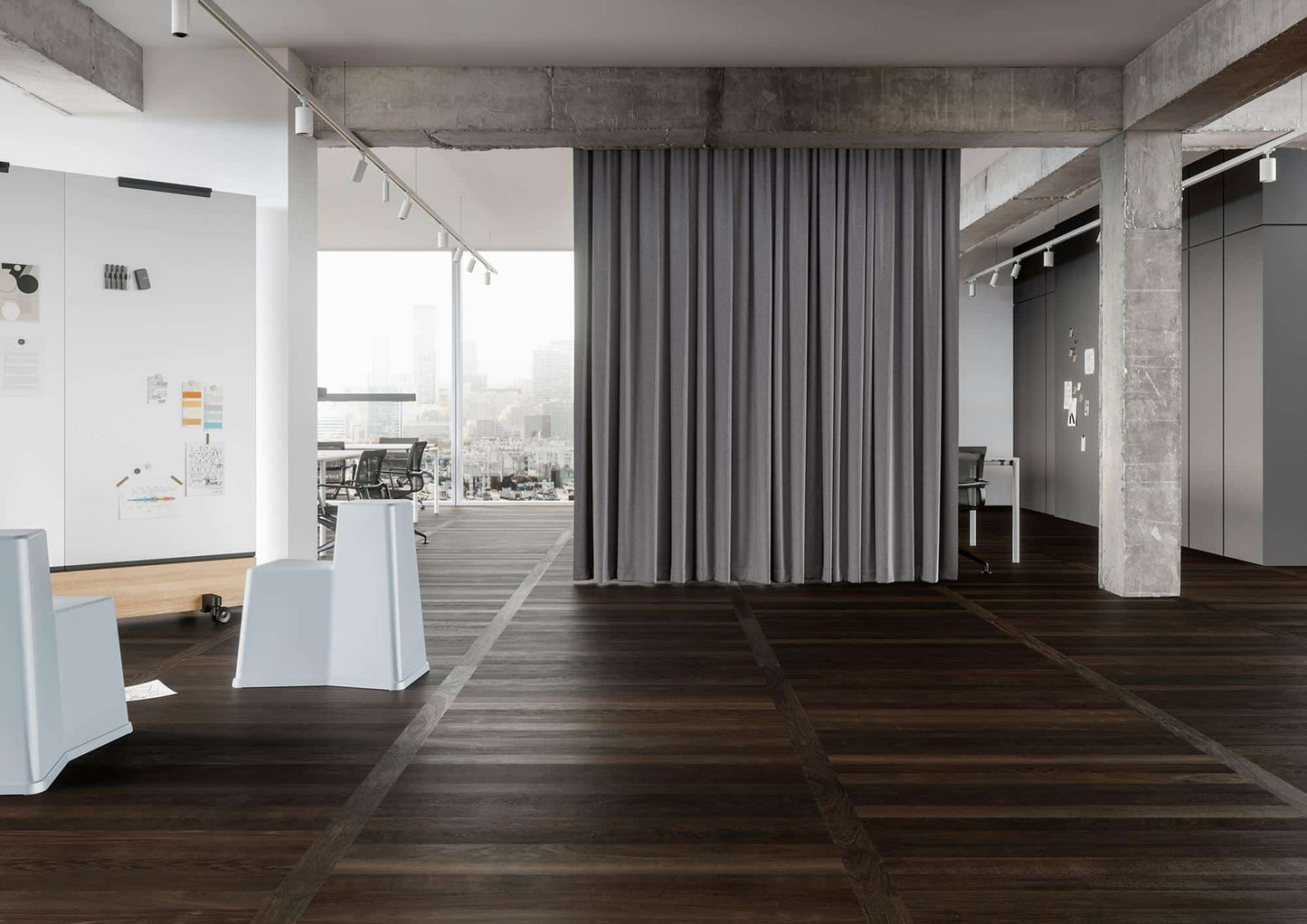 Bauwerk Cleverpark, Langstab, Eiche geräuchert 14 naturgeölt