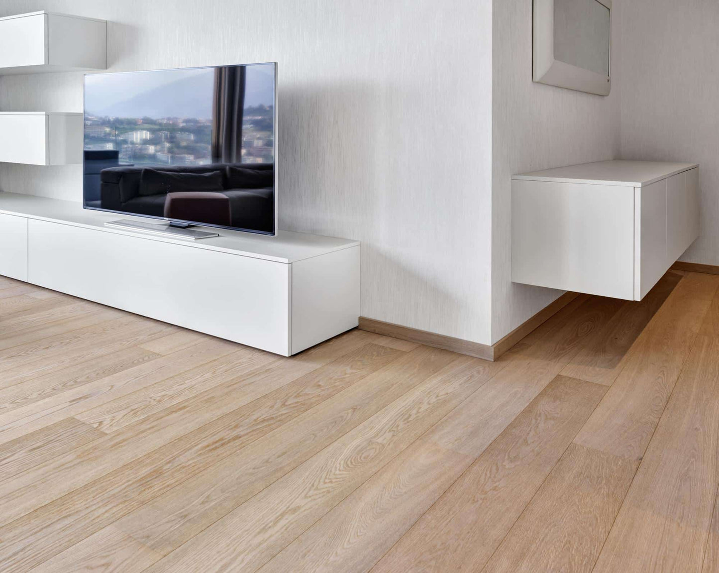 Bauwerk Villapark, Landhausdiele, Eiche | Farina 14 gebürstet, B-Protect