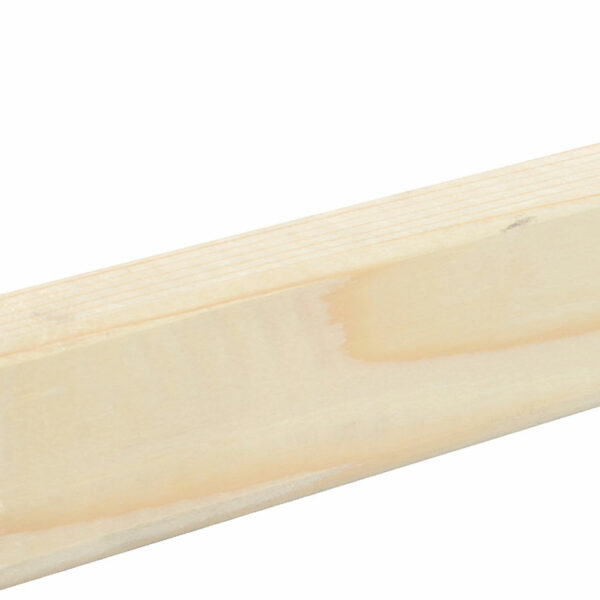 Rahmenholz gerundet 24 x 44 mm Fichte/Kiefer astig A roh, 240 cm
