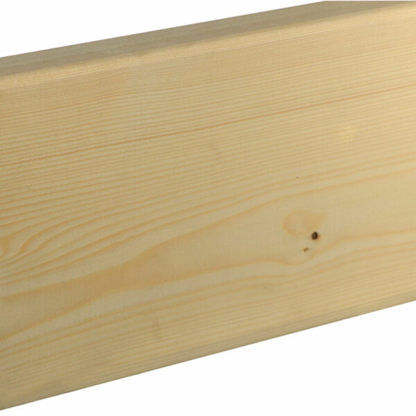 Rahmenholz gerundet 40 x 145 mm Fichte/Kiefer astig A roh, 240 cm