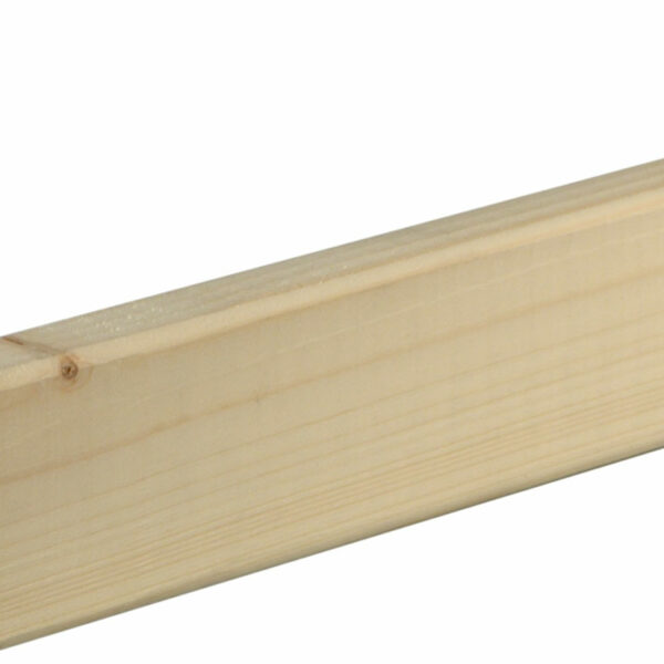 Rahmenholz gerundet 19 x 47 mm Fichte/Kiefer astig A roh, 240 cm