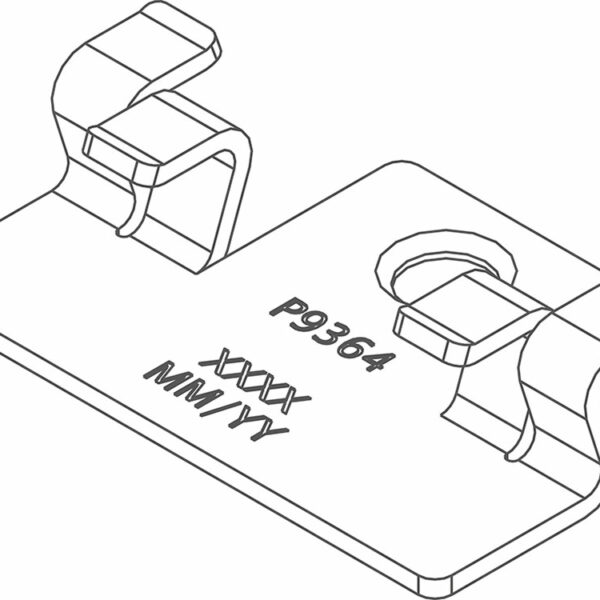 Twinson Montageclip für CHARACTER MASSIVE und MAJESTIC MASSIVE PRO für Holz-Trägerprofil