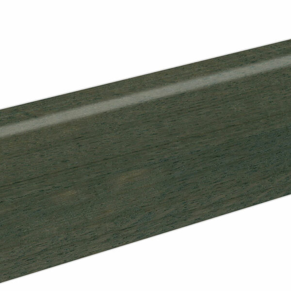 Sockelleiste SU060L MD furniert 19 x 58 mm Eiche schwarz FLEI332 lackiert, 240 cm