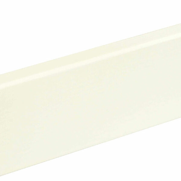 Sockelleiste eckig L0153L, RAL9010 16 x 58 mm Fichte/Kiefer weiß lackiert, 240 cm