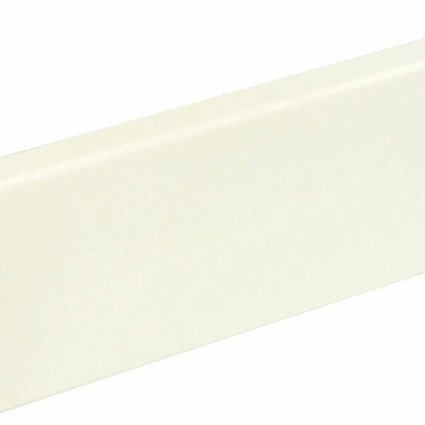 Sockelleiste eckig L0155L, RAL9010 18 x 70 mm Fichte/Kiefer weiß lackiert, 240 cm