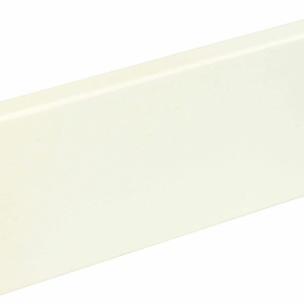 Sockelleiste eckig L0156L, RAL9010 18 x 80 mm Fichte/Kiefer weiß lackiert., 240 cm